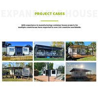 Casa Contenedor Expandible Premium, Villa Prefabricada de Ensamblaje Rápido, Cabaña Vacacional Aislada, Moderna Casa Contenedor en Venta