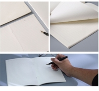 Carnet A5 à carreaux en PP imperméable, design personnalisé, pages vierges, cahier de composition B5, livre de lecture chinois-anglais, notes promotionnelles Yilan