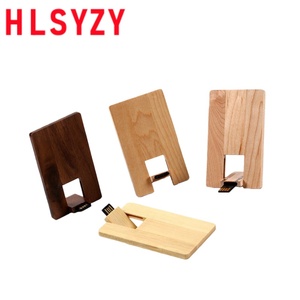 Clé USB personnalisée en forme de carte de visite, carte en bois avec capacité de 8 Go à 128 Go, logo imprimé, <span class=keywords><strong>PenDrive</strong></span> - Product Image 1