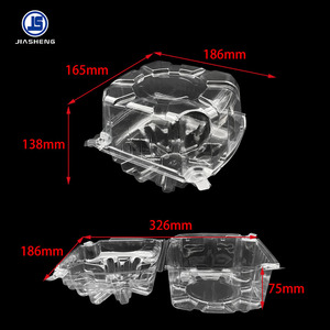 Récipient de légumes vivants PET à clapet d'emballage de laitue romaine transparent en plastique - Product Image 6