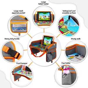 Thâm Quyến Nhà Máy Tùy Chỉnh <span class=keywords><strong>Lap</strong></span> Khay Trẻ Em Du Lịch Khay Cho Toddler Car Seat - Product Image 4