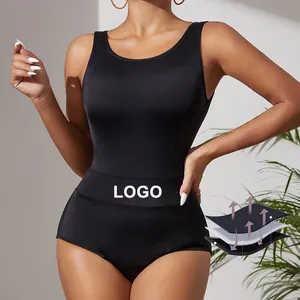 Intiflower PL9090 sexy einteiliger Preiod-Badeanzug hohles Design wasserdichte menstruations-Badeanzüge gestrickt für Erwachsene