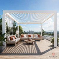 MEXIN Véranda préfabriquée en aluminium et verre pour balcon, terrasse, cour, toit, solarium, restaurant, café, hôtel - Vente en gros