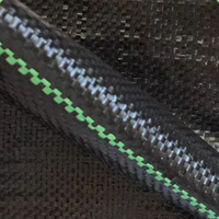 Toile tissée en PP découpée sur mesure pour la lutte contre les mauvaises herbes dans l'agriculture commerciale, tapis de protection contre les adventices