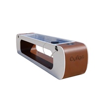 Banc Urbain en Bambou Alimenté par Énergie Solaire, Chaise Publique au Design Moderne avec Recharge Sans Fil WIFI, Éclairage LED, Siège Photovoltaïque Modèle C-03