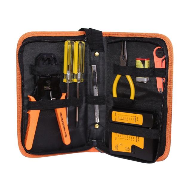 Wholesale 8 in 1 Electricians Network Screwdriver DIY Repair Tool Set Electrical Tool Kit