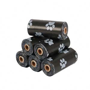 Sacs à déjections pour animaux de compagnie biodégradables et écologiques, fournitures portables pour chiens et chats - Product Image 1