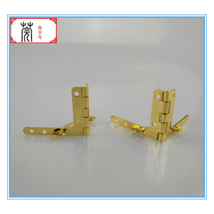 Bisagra Guanyan de Siete Caracteres 31x41x90 Grados de Hierro Plateado para Puerta de Gabinete o Joyero - Product Image 5