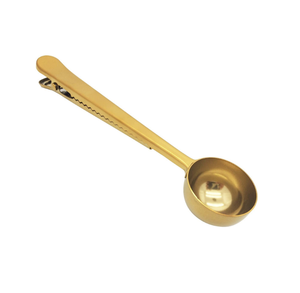 Cuchara Medidora de Café DFC0330 Dorada Multifuncional, Ideal para Café, Té, Proteína en Polvo, Hecha en China - Product Image 1