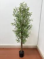 Décoration d'arbre vert artificiel pour la maison, plantes en pot artificielles pour le salon, ornements élégants pour la table à manger