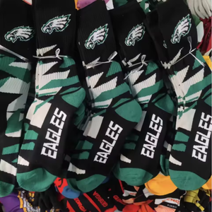 Calcetines De Compresión Para Hombre De Fútbol Americano Al Por Mayor Con Logotipo De 32 Equipos De La NFL Estampado Atlético Tallas Grandes - Product Image 5
