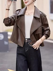 เสื้อโค้ทเทรนช์สไตล์เกาหลีสำหรับฤดูใบไม้ร่วง |   ผ้าอ็อกซ์ฟอร์ด กันน้ำ กันลม ป้องกันความหนาว ให้ความอบอุ่น ความยาวสั้น ทรงเข้ารูป ทันสมัย เหมาะสำหรับการเดินทาง - Product Image 3