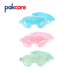Promocional mejor Spa Ojo de hielo de <span class=keywords><strong>tela</strong></span> de felpa perlas de Gel frío caliente fragmentada máscara de ojo por ojo hinchado - Product Image 4
