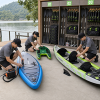 Paquete de Flota Mixta de Kayaks y SUPs para Pesca, Entrega al por Mayor para Proyectos