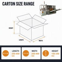 Máquina Automática para Formar Cajas y Sellar Fondo BLK4540H12 para Empaque Logístico de Comercio Electrónico