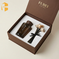 Diffuseur de parfum en bâtonnets de rotin de luxe FUBEI LIVING, écologique, en verre transparent, longue durée, parfum de fleurs