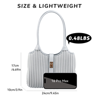 NOHOO Vente à Chaud Logo Personnalisé Sac Fourre-Tout Simple de Mode de Luxe de Couleur Unie avec Poignée