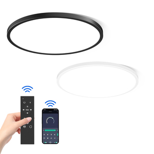 Nuevo estilo Iluminación interior 38W 48W Atenuación redonda ultra delgada lámparas de techo para dormitorio Sala de estar - Product Image 1