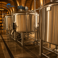 Ensemble d'équipement de microbrasserie clé en main Tonsen 500L 1000L en acier inoxydable pour brasserie artisanale avec garantie de 5 ans pour les brasseries artisanales