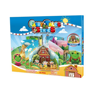 Puzzle de <span class=keywords><strong>conte</strong></span> de fées en mousse EPS, modèle 3D, trois petits chiens, Story, pour enfants - Product Image 1