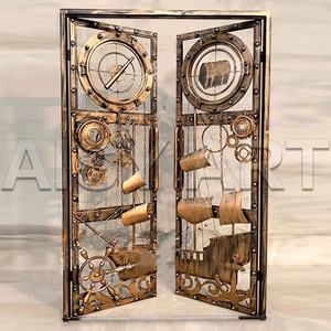 Puerta de entrada de brida de Barco Pirata creativo artesanías de Metal de estilo Industrial Retro para <span class=keywords><strong>Bar</strong></span> Hotel habitación privada para barbacoa de mariscos - Product Image 2