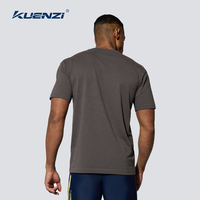 T-shirt en coton 100% à coupe classique avec logo personnalisé Kuenzi, 240GSM, doux, respirant, taille plus 3x, col rond, pour hommes