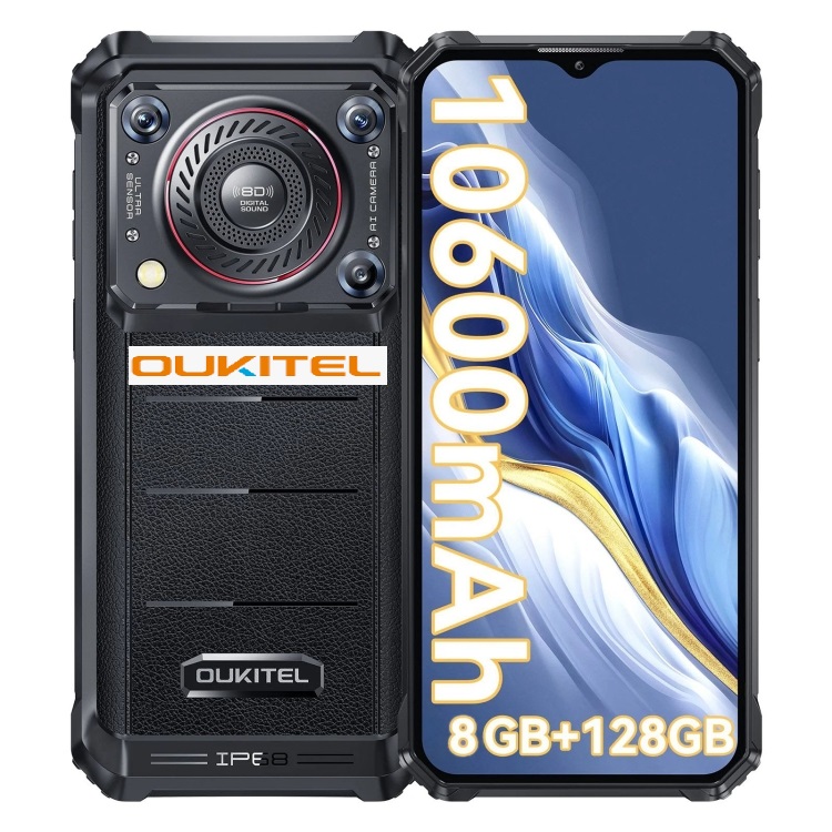 OUKITEL WP36 Rugged Mobile Phone 8GB+128GB, 90Hz Display