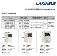 Convertisseur solaire VFD 1,5 kW 2 CV triphasé monophasé, entrée 220 V, pilote de moteur AC pour compresseur