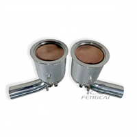 Colector de escape de alto flujo con aislamiento de 200 celdas para Porsche 911 992 3.0T 2020+ SS304, mejora sin interrupciones de luz del motor