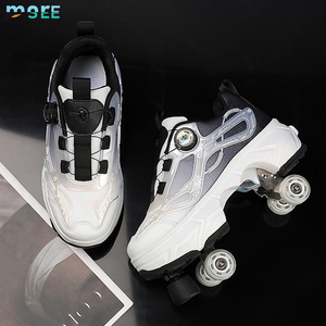 Patins à roulettes déformables 2-en-1 SeeMore avec roues amovibles et double rangée de roues invisibles - Product Image 6