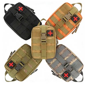 Sac de secours en nylon pour le transport quotidien, sac de traumatisme rouge, trousse de premiers soins bon marché, sacs d'urgence - Product Image 5