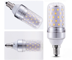 Bombilla LED tipo maíz E12 E14 E26 E27 B15 B22 12W 16W, luz de <span class=keywords><strong>vela</strong></span>, SMD2835, blanco cálido, blanco puro, blanco frío, 3 colores, CE RoHs - Product Image 2