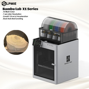 Impresora 3D Bamboo Lab <span class=keywords><strong>X1</strong></span> <span class=keywords><strong>Carbon</strong></span>, Impresora 3D FDM Automática, Económica, Conectividad USB, Aluminio con Ams - Product Image 1