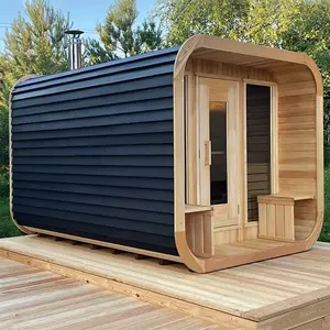 Outdoor Family Garden Shower Steam Sauna Combination