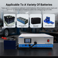 Probador de Baterías Heltec Energy 9-99V, Probador de Capacidad de Baterías con Función de Carga y Descarga