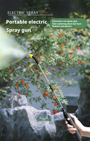 Pulvérisateur d'arrosage électrique automatique, pistolet d'arrosage automatique avec tuyau d'eau, pulvérisateur de jardin pour plantes, arrosage