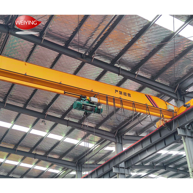 Safe And Reliable High Quality Remote Control 20M Span Overhead Crane Electric Overhead Traveling Crane With Buffer