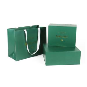 Boîtes en carton biodégradables vert sauge, boîtes cadeaux, Verpackungskarton, Caixa Embalagem, boîte d'emballage en papier pliable magnétique - Product Image 3