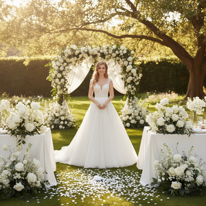 Coriandoli in Tessuto a Forma di Cuore Ilan 3mm Bianchi 15pz Decorazione per Matrimonio - Product Image 2