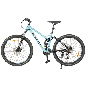 Khung Thép Hợp Kim Nhôm Rim Gấp Xe Đạp Leo Núi Cho Người Lớn Kép Hệ Thống Treo 21 Tốc Độ Bình Thường Bàn Đạp - Product Image 4