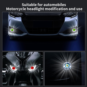 Nueva Bombilla LED Universal de 12V para Faros Antiniebla de Motocicleta y Automóvil, Luz Decorativa <span class=keywords><strong>Ojos</strong></span> de <span class=keywords><strong>Demonio</strong></span>, 82 Modos, Control por Aplicación, <span class=keywords><strong>Ojos</strong></span> de Ángel, 82W - Product Image 5