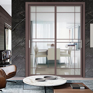 Salle de douche coulissante en acier inoxydable avec cloison de bain amovible en verre Porte mobile simple pour la maison ou l'hôtel - Product Image 5