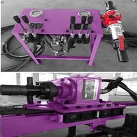 Machine de forage hydraulique minière, équipement de forage horizontal directionnel pour trous de dynamitage, foreuse portative