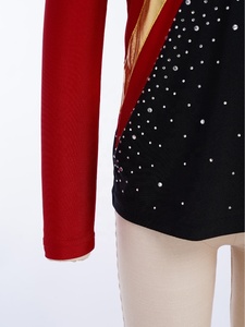 ชุดฟิกเกอร์สเก็ตสำหรับเด็กผู้ชายอายุ 6-16 ปี เสื้อสำหรับการแข่งขันและการแสดง ชุดเต้นฟิกเกอร์สเก็ต เสื้อผ้าเต้นรำบอลรูม - Product Image 5