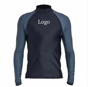 Rashguard à manches longues respirant sur mesure, UPF50+, pour hommes, grande taille, vêtements de bain à séchage rapide - Product Image 6