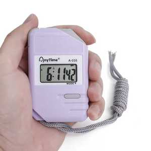 <span class=keywords><strong>Chronomètre</strong></span> numérique portable professionnel avec logo personnalisé, écran LCD, chronographe, alarme et compte à rebours pour l'entraînement sportif - Product Image 2