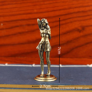 Modelo de belleza de cobre puro Retrato sexy Cantante Adornos Juguete Mango Colección Regalo China - Product Image 3