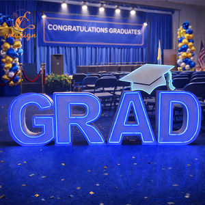 인기 있는 발광 글자 4피트 야외 마키 글자 숫자 생일 파티 졸업식 및 결혼식 장식용 - Product Image 3