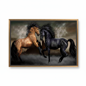 Printed Canvas Artwork: Elegant Office Farmhouse Decor,<b>GOLD</b> <b>FRAMED</b> CANVAS - Product Image 2