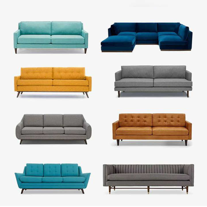 European style couches living room sectional sofa modern luxury living